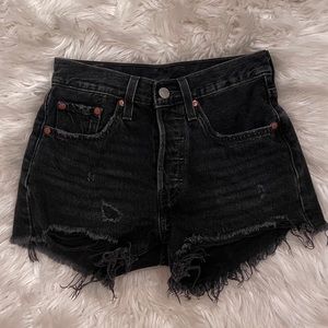 Levi’s 501 Black Shorts